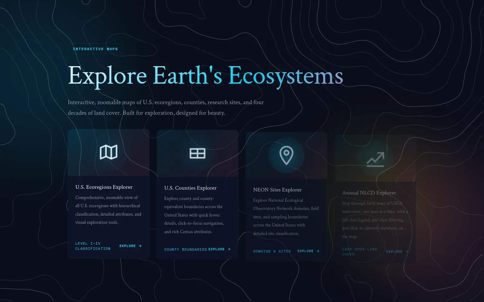 Interactive map gallery
