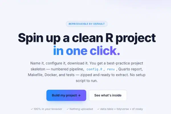 R Project Template